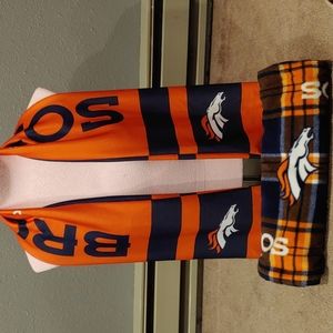 Denver Bronco Scarf and Hand Warmer
